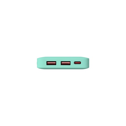 Внешний аккумулятор с подсветкой Анкор Плюс PD (Ancor PD Plus) 10000 mAh, бирюзовый