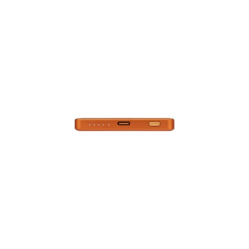 Внешний аккумулятор Атлантис (Atlantis) PD 5000mAh с функцией беспроводной зарядки 15W, оранжевый
