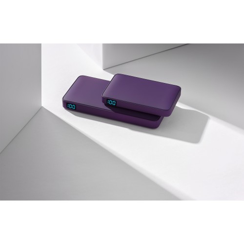 Внешний аккумулятор с подсветкой Анкор (Ancor) 5000 mAh, фиолетовый