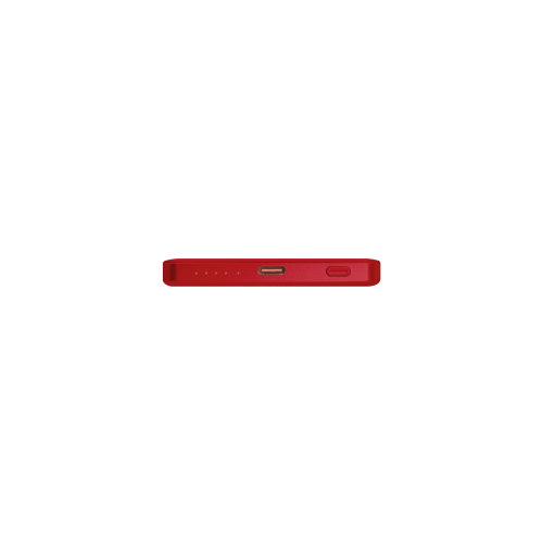Внешний аккумулятор Атлантис (Atlantis) PD 5000mAh с функцией беспроводной зарядки 15W, красный