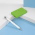 Внешний аккумулятор Ларго PD (Largo PD) 5000mAh с функцией беспроводной зарядки 15W, салатовый