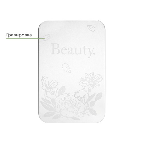 Внешний аккумулятор Артекс PD (Artex PD) 5000mAh с функцией беспроводной зарядки 15W, серебряный