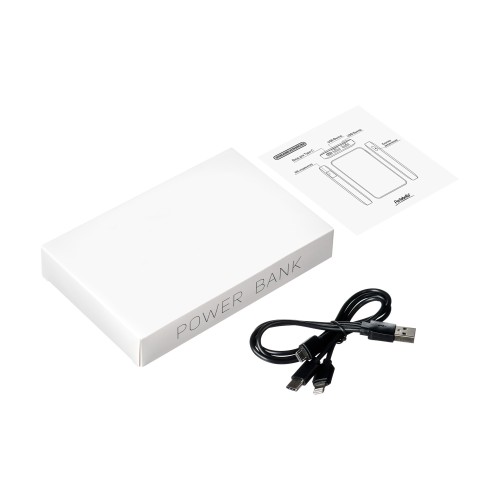 Внешний аккумулятор с подсветкой Анкор (Ancor) 5000 mAh, красный