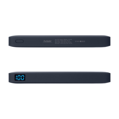 Внешний аккумулятор с подсветкой Анкор Плюс PD (Ancor PD Plus) 10000 mAh, синий