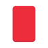 Внешний аккумулятор Ларго PD (Largo PD) 5000mAh с функцией беспроводной зарядки 15W, красный