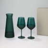 Подарочный набор декантер + 2 бокала для вина Эмеральд (Emerald) в серой коробке Подарочный набор декантер + 2 бокала для вина Эмеральд (Emerald) в серой коробке