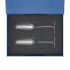 Подарочный набор 2 бокала для шампанского Бланш (Blanche) в  синей коробке