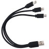 Кабель USB 3 в 1 (Micro, Type-C, Lightning) Черный 6011.08 Кабель USB 3 в 1 (Micro, Type-C, Lightning) Черный 6011.08