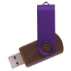 Флешка TWIST WOOD COLOR Темное дерево с фиолетовым 4014.32.11.8ГБ Флешка TWIST WOOD COLOR Темное дерево с фиолетовым 4014.32.11.8ГБ