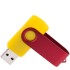 Флешка TWIST COLOR MIX Желтая с красным 4016.04.03.8ГБ