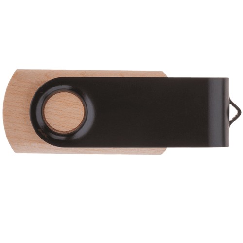 Флешка TWIST WOOD COLOR Светлое дерево с черным 4014.31.08.32ГБ