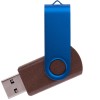 Флешка TWIST WOOD COLOR Темное дерево с синим 4014.32.01.32ГБ3.0 Флешка TWIST WOOD COLOR Темное дерево с синим 4014.32.01.32ГБ3.0