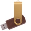 Флешка TWIST WOOD COLOR Темное дерево с золотистым 4014.32.17.8ГБ Флешка TWIST WOOD COLOR Темное дерево с золотистым 4014.32.17.8ГБ