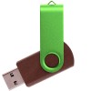 Флешка TWIST WOOD COLOR Темное дерево с салатовым 4014.32.15.32ГБ Флешка TWIST WOOD COLOR Темное дерево с салатовым 4014.32.15.32ГБ
