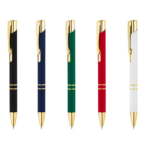 Ручка KOSKO SOFT GOLD Белая 1029.07