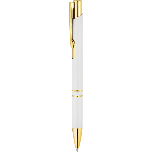 Ручка KOSKO SOFT GOLD Белая 1029.07
