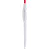 Ручка IGLA COLOR Белая с красной кнопкой 1033.03