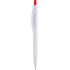 Ручка IGLA COLOR Белая с красной кнопкой 1033.03