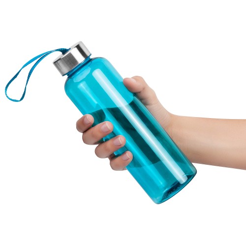 Бутылка для воды VERONA PET COLOR 550мл Голубая с голубым 6261.12