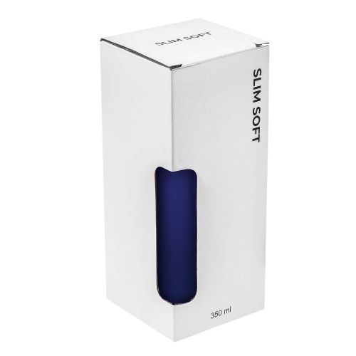 Термокружка SLIM SOFT COLOR 350мл. Темно-синяя 6030.14