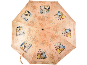 Зонт складной полуавтомат «Бомонд», цвет бежевый