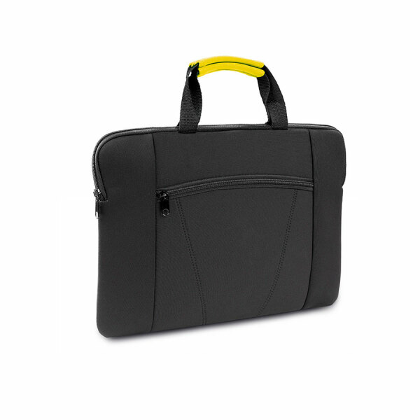Конференц-сумка XENAC, цвет черный с желтым