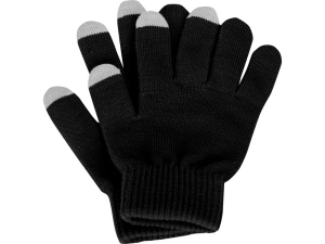 Перчатки для сенсорного экрана «Сет», цвет черный, размер S/M