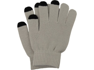 Перчатки для сенсорного экрана «Сет», цвет серый, размер S/M