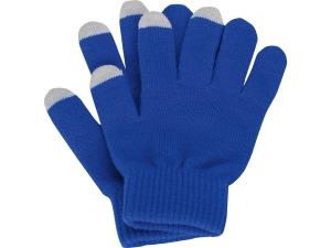 Перчатки для сенсорного экрана, цвет синий, размер S/M