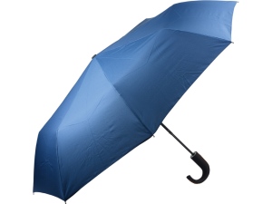 Складной зонт полуавтоматический, цвет синий