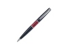 Ручка шариковая LIBRA с поворотным механизмом. Pierre Cardin, цвет черный/красный/серебристый