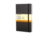Записная книжка Moleskine Classic (в линейку) в твердой обложке, Pocket (9x14см), цвет черный