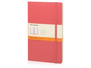 Записная книжка Moleskine Classic (в линейку) в твердой обложке, Large (13х21см), цвет розовый