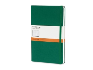 Записная книжка Moleskine Classic (в линейку) в твердой обложке, Large (13х21см), цвет зеленый