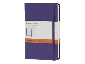 Записная книжка Moleskine Classic (в линейку) в твердой обложке, Pocket (9x14см), цвет фиолетовый
