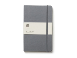 Записная книжка Moleskine Classic (в линейку) в твердой обложке, Pocket (9x14см), цвет серый