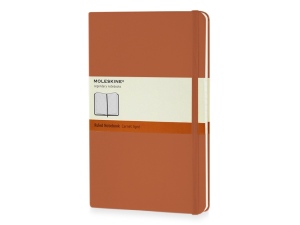 Записная книжка Moleskine Classic (в линейку) в твердой обложке, Large (13х21см), цвет оранжевый коралл