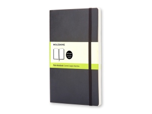 Записная книжка Moleskine Classic Soft (нелинованный), Large (13х21см), цвет черный