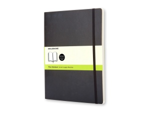 Записная книжка Moleskine Classic Soft (нелинованный), Хlarge (19х25 см), цвет черный