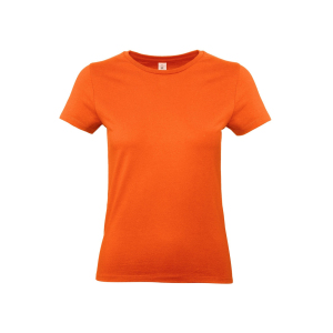 Футболка женская Exact 190/women, цвет оранжевый, размер S