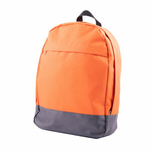 Рюкзак URBAN, цвет серый с оранжевым