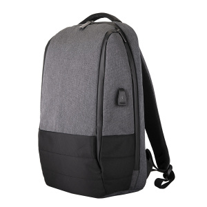 Рюкзак GRAN c RFID защитой, цвет тёмно-серый с черным