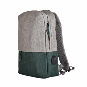 Рюкзак BEAM, цвет серый с зеленым