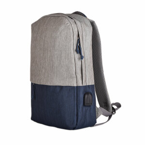 Рюкзак BEAM, цвет темно-синий с серым