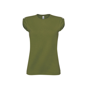 Футболка женская Too Chic/women, цвет  стильный зеленый, размер XL