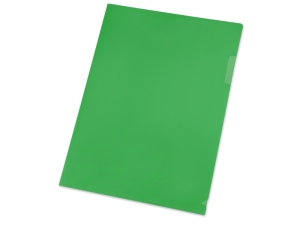Папка- уголок А4, матовая, зеленый