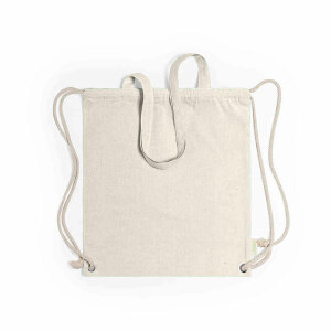 Сумка-рюкзак FENIN из переработанного хлопка, цвет бежевый