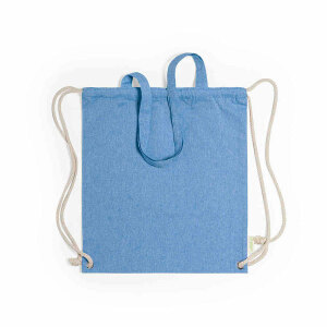 Сумка-рюкзак FENIN из переработанного хлопка, цвет синий