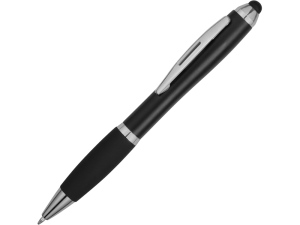Шариковая ручка-стилус Nash, черный, чернила синие