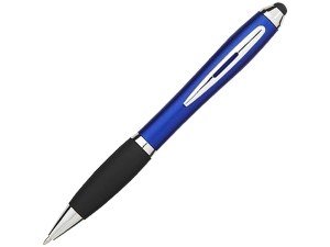 Шариковая ручка-стилус Nash, ярко-синий/черный, чернила синие